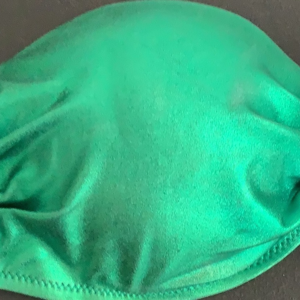 Metallic Vintage Siyaqi Emerald Green Bikini Set Size 40 - Picture 7 of 9